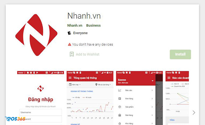 Phần mềm Nhanh.vn