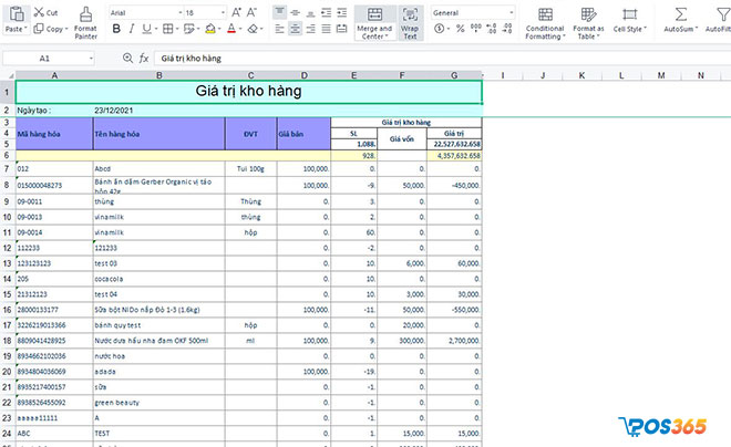 Xuất file Excel
