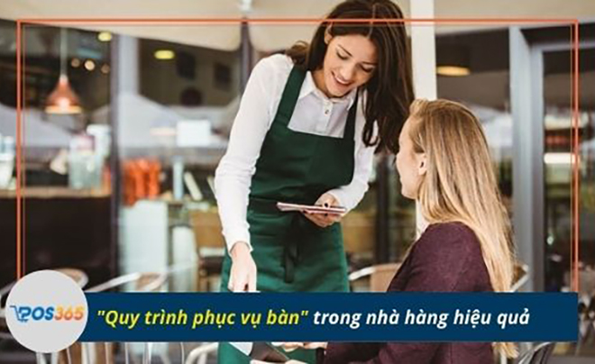 Quy trình phục vụ nhà hàng chuyên nghiệp, đạt hiệu quả cao