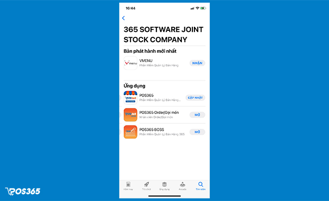 Download phần mềm quản lý bán hàng POS365 trên iOS