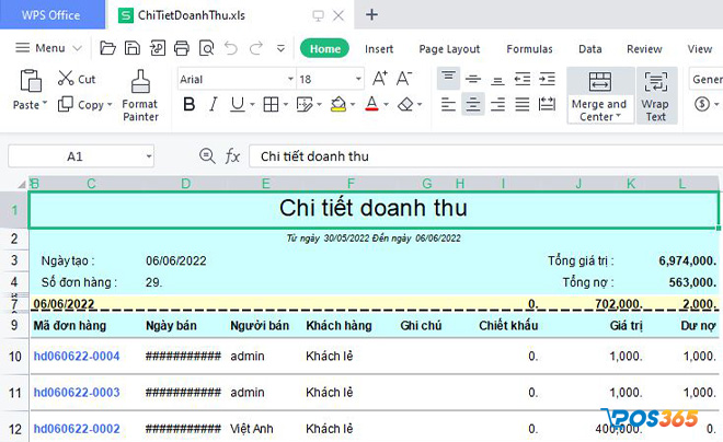 Quản lý vật liệu xây dựng bằng Excel