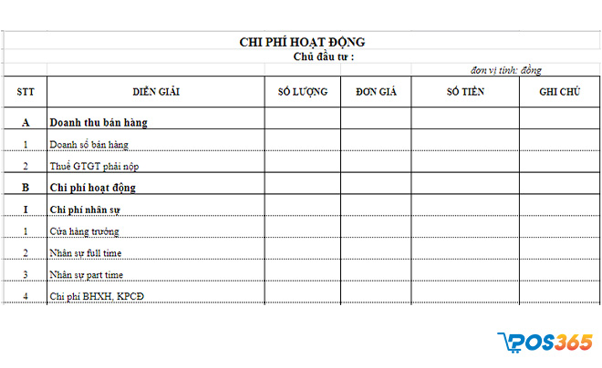 Hướng dẫn lập bảng dự trù kinh phí tổ chức sự kiện