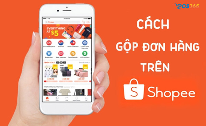 Cách mua gộp đơn hàng trên Shopee