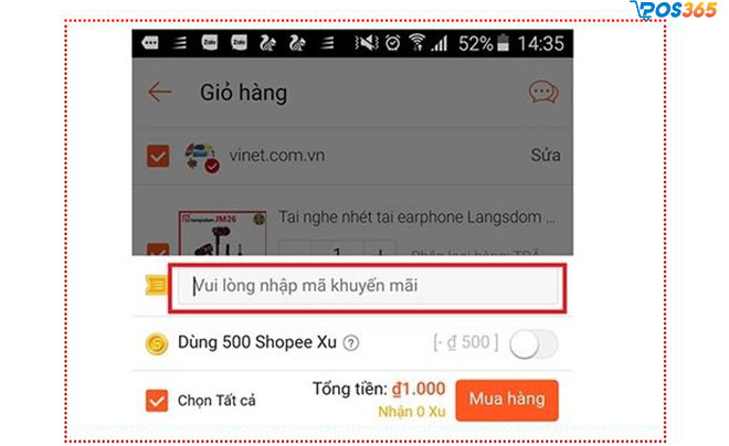 Hướng dẫn cách mua hàng trên Shopee bằng ứng dụng