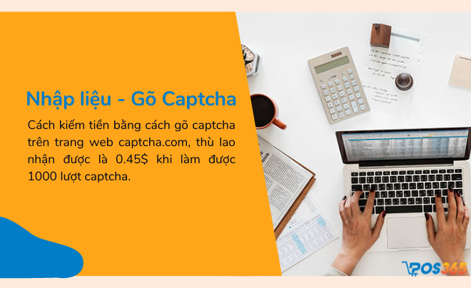 Nhập liệu - Gõ capcha tại nhà