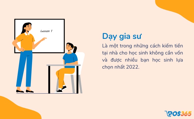 Dạy gia sư - Cách kiếm tiền hiệu quả cho học sinh