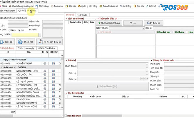 Phần mềm quản lý nha khoa NextSoft