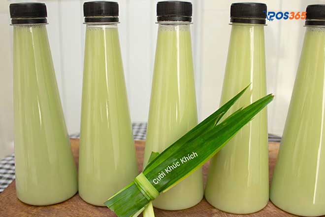 Cách làm sữa đậu xanh lá dứa