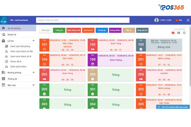 Phần mềm quản lý khu vui chơi EzCloud