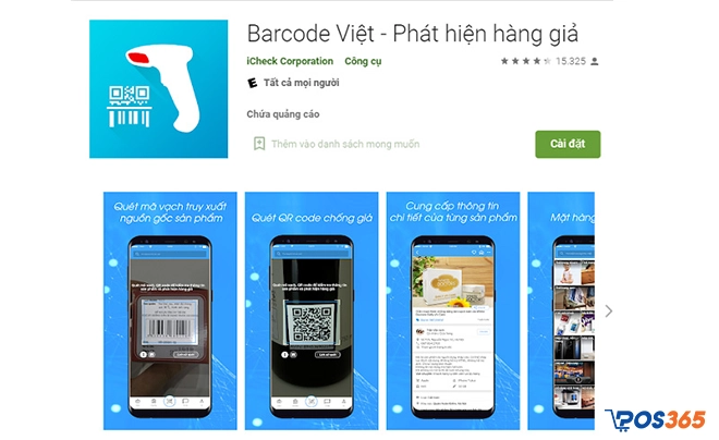 App check mã vạch quốc tế chính xác Barcode Việt