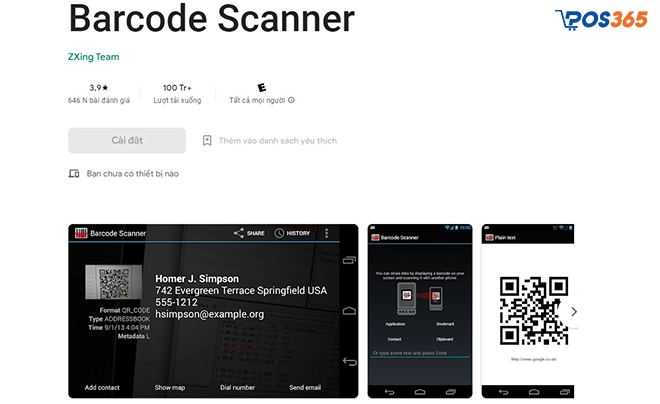 Barcode Scanner - Ứng dụng check mã vạch uy tín