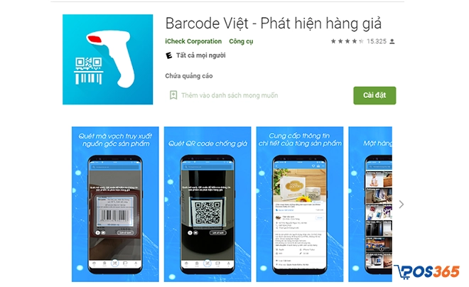 Phần mềm quét mã sản phẩm Barcode Việt