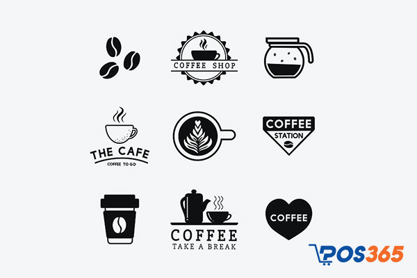Thiết kế logo quán cafe đơn giản