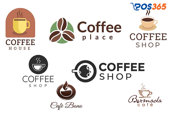 Mẫu logo quán cà phê độc đáo
