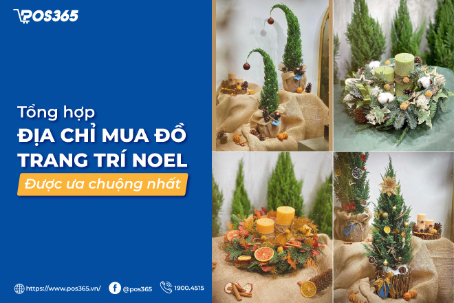 Top 7 địa chỉ mua đồ trang trí noel được ưa chuộng nhất 2023
