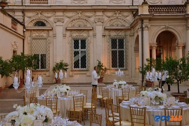 Thiết kế nhà hàng tiệc cưới phong cách Châu Âu – Pháp