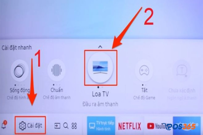 bật bluetooth trên tivi người dùng đang sử dụng