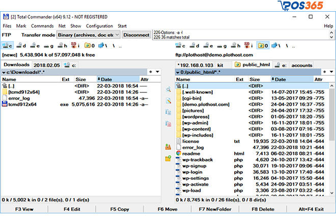 Phần mềm quản lý file Total Commander