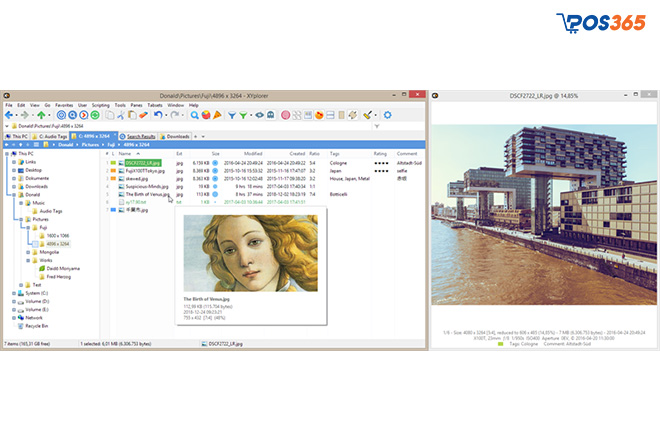 Phần mềm quản lý file trên máy tính XYplorer