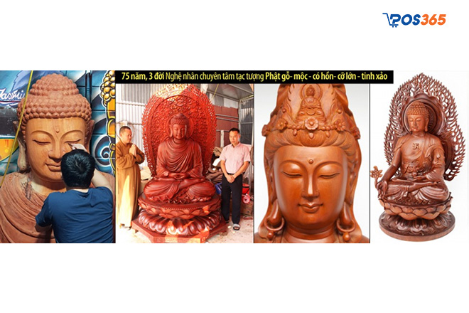 Điêu khắc tượng Phật Phúc Minh
