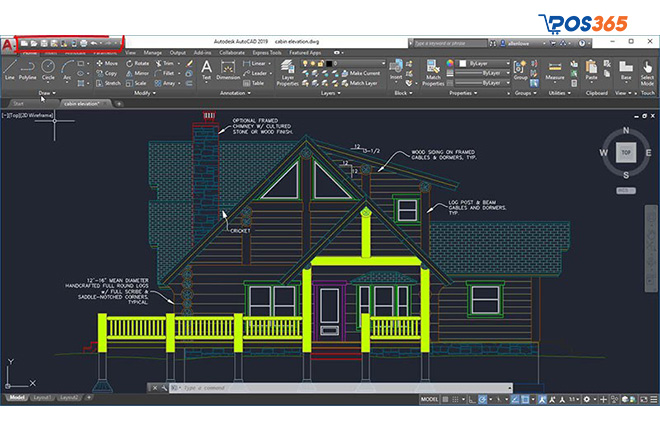 Phần mềm thiết kế nhà 3D miễn phí AutoCAD