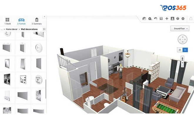 Phần mềm thiết kế nhà 3D miễn phí HomeByMe