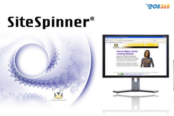 sitespinner thiết kế giao diện web đơn giản