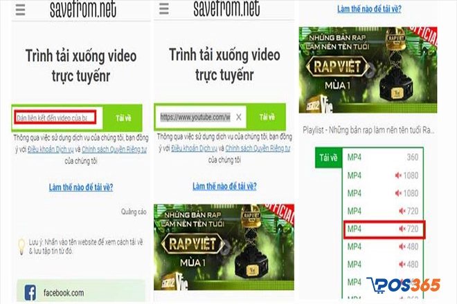  Tải video youtube bằng website savefrom.net