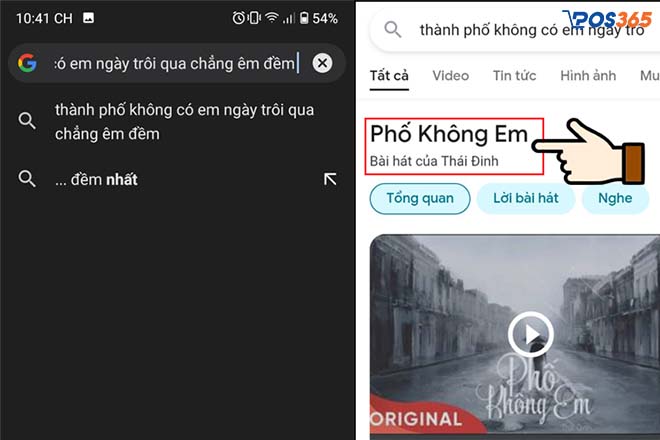 Tìm nhạc trên TikTok theo lời bài hát