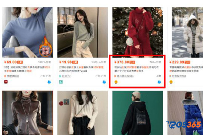 thông tin nhận biết shop uy tín trên taobao