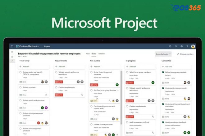 Phần mềm quản lý công việc Microsoft Project