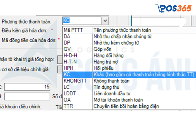 15 phương thức thanh toán cơ bản trên tờ khai hải quan