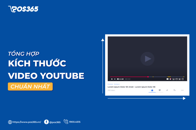 Tổng hợp tất tần tật kích thước video youtube chuẩn 2023
