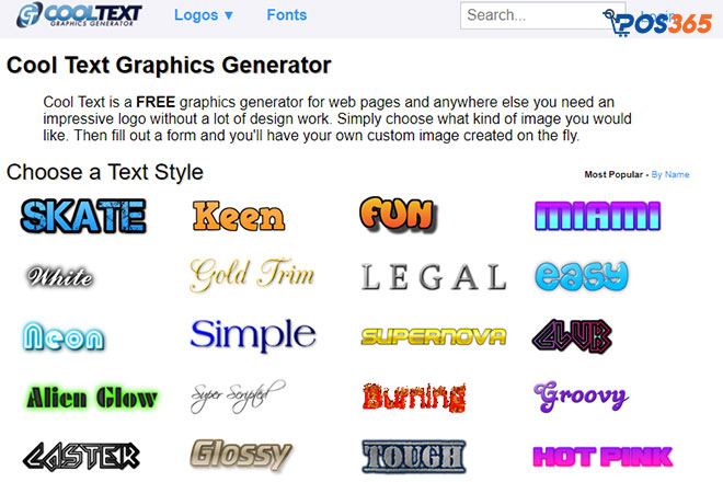  GraphicSprings Thiết kế logo online với nhiều tùy chọn sáng tạo