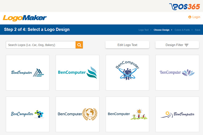 Logo Maker Website tự thiết kế logo miễn phí