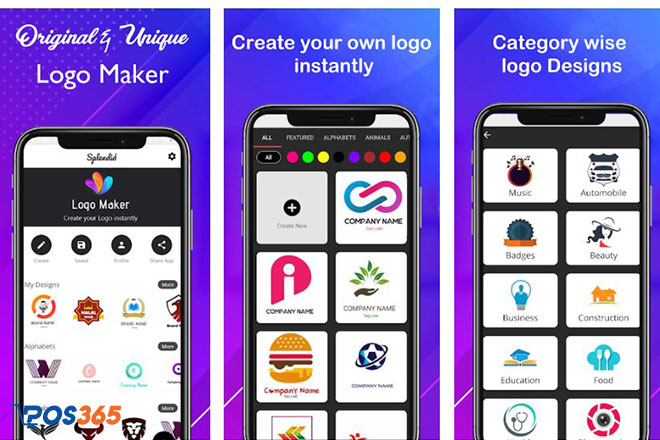 Splendid App Maker ứng dụng thiết kế logo hiệu quả nhất