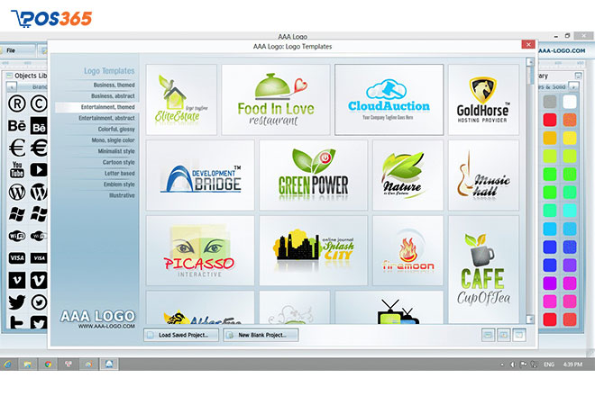 AAA Logo Phần mềm tự thiết kế logo dễ dàng nhất