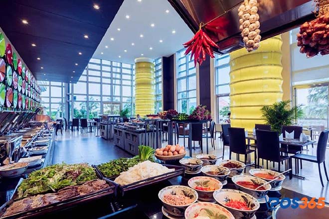 Mô hình nhà hàng Buffet