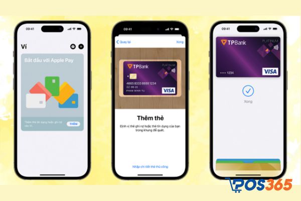 Thêm thẻ TPBank trên app Ví Apple