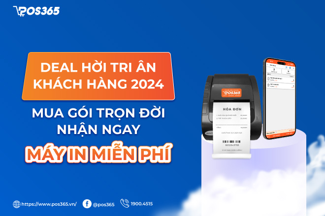 Combo gói phần mềm trọn đời tặng máy in miễn phí