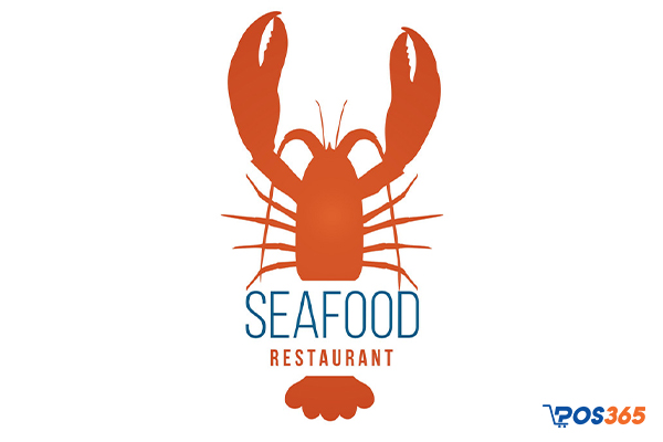 Logo nhà hàng hải sản đẹp mộc mạc