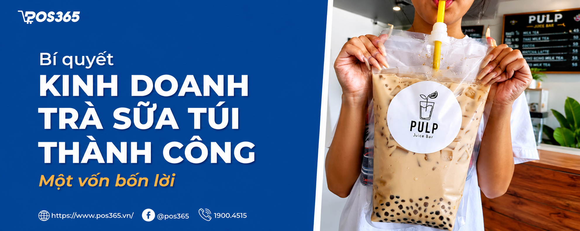 Bí quyết kinh doanh trà sữa túi thành công một vốn bốn lời
