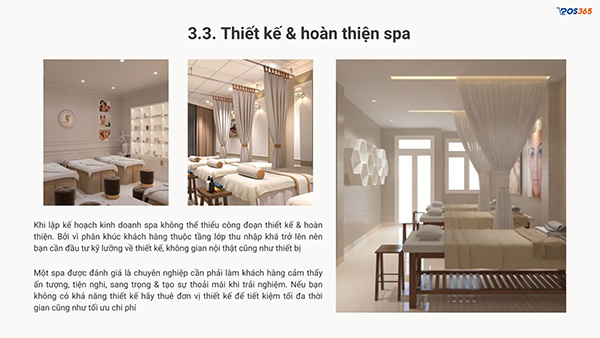 Thiết kế & hoàn thiện spa