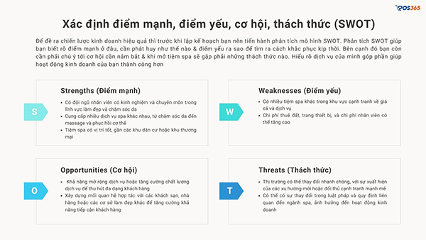 Xác định điểm mạnh, điểm yếu, cơ hội, thách thức (SWOT)