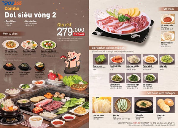 Những thông tin cần có trong menu quán ăn vặt