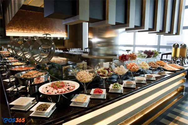 Mẫu thiết kế nhà hàng buffet bình dân 9