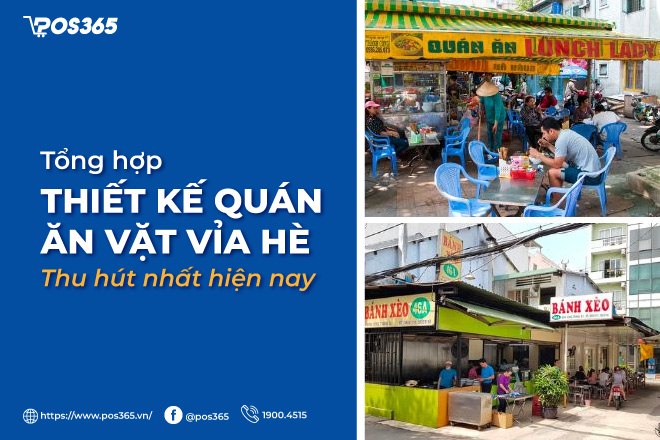 10+ mẫu thiết kế quán ăn vặt vỉa hè thu hút nhất hiện nay