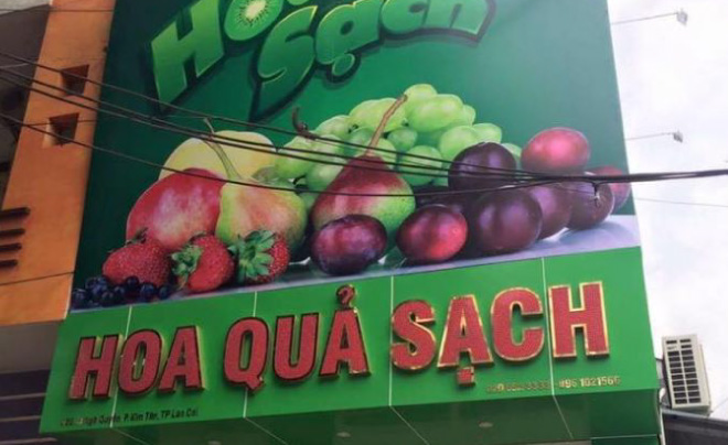 Hoa qủa sạch Lào Cai