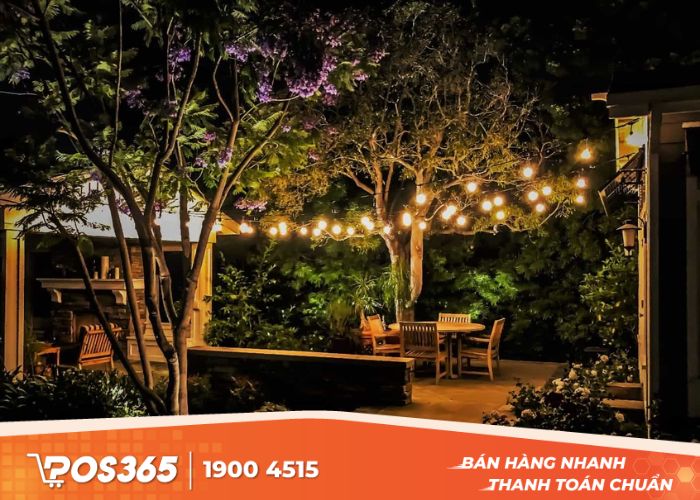 Dây đèn trang trí ngoài trời