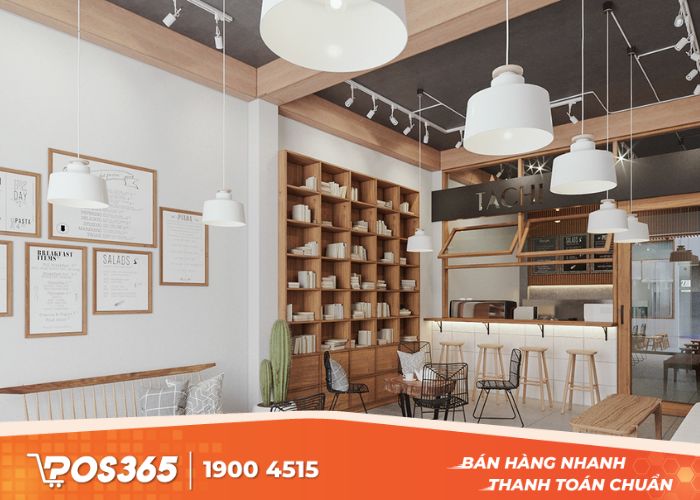 Ánh sáng tại quán cafe phong cách Hàn Quốc